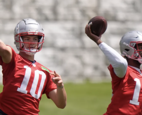 Drake Maye, Jacoby Brissett